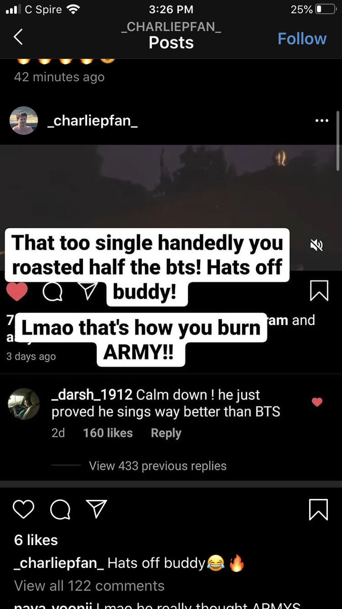 livie18114571's tweet photo. This Charlie puth fan being homophobic towards me and my friends and calling bts girls and being racist towards black ppl #lgbtq #LGBTQ #LGBTQIAofTwitter #bts #btshate #army https://t.co/brg1VWa4iI