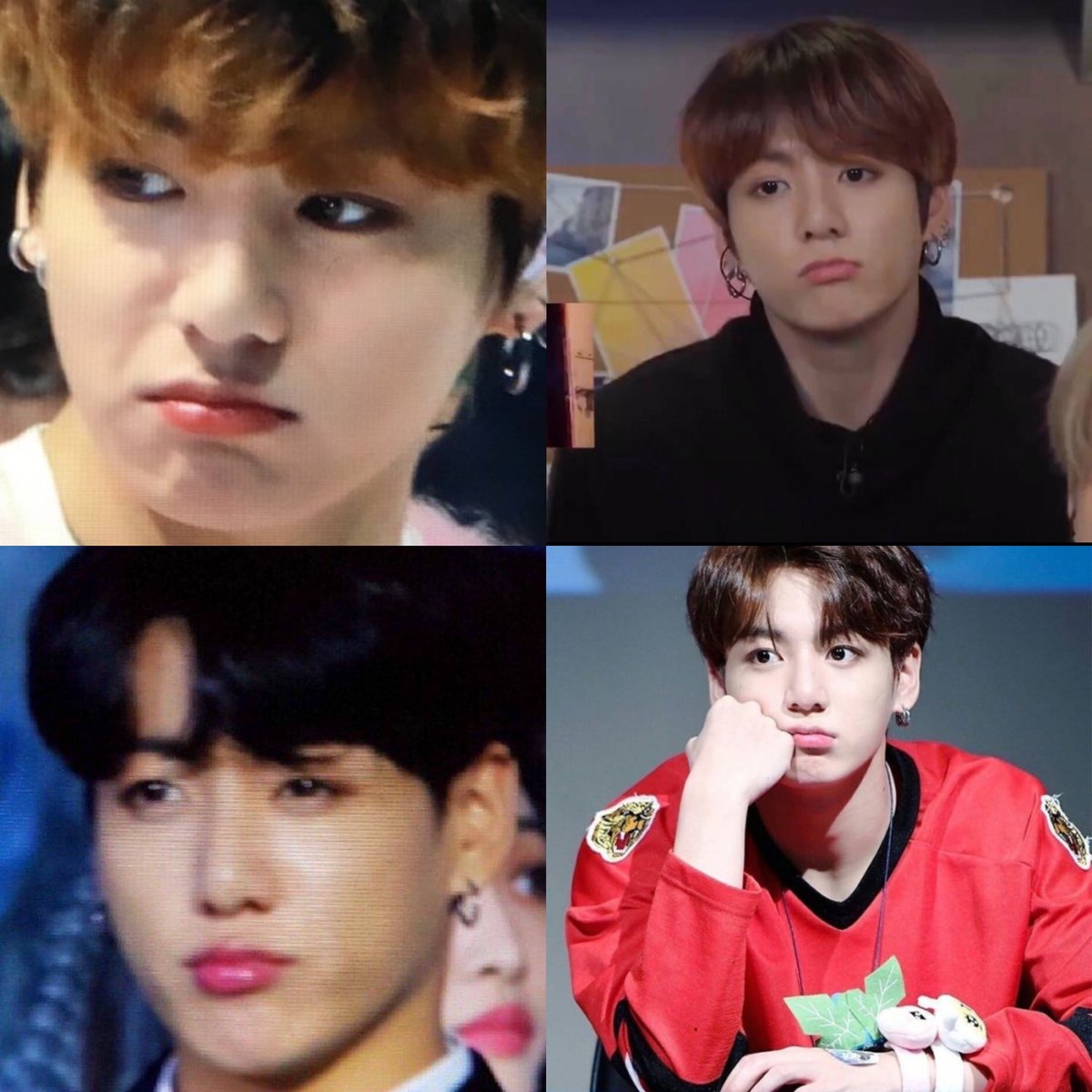 Jungkook baby eye pout and little teeth smile pt. 2 