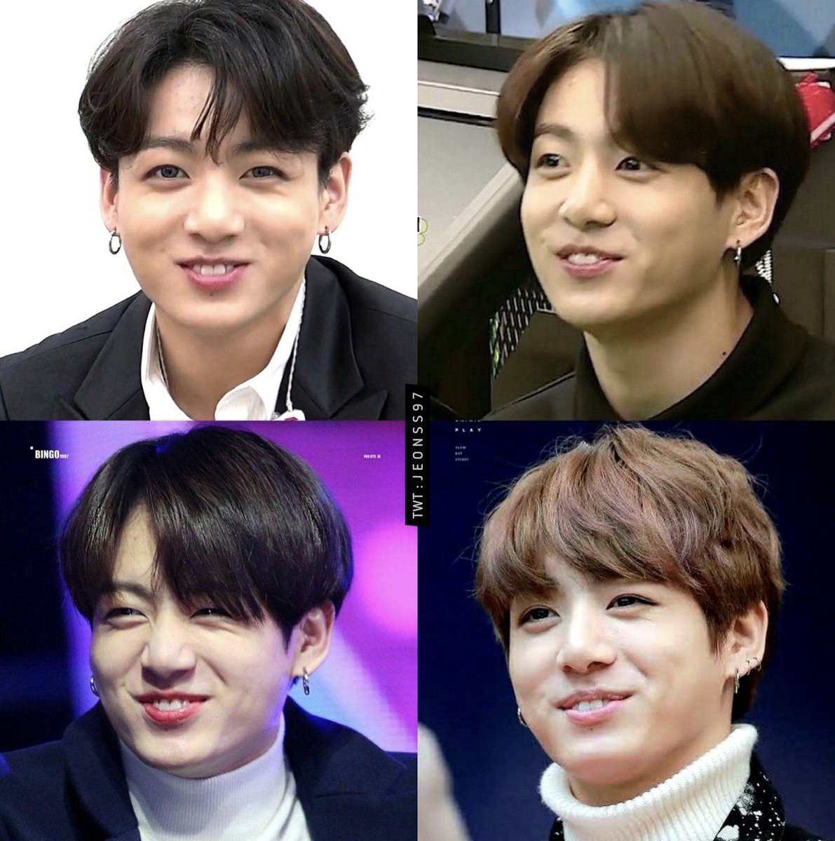 Jungkook baby eye pout and little teeth smile pt. 2 