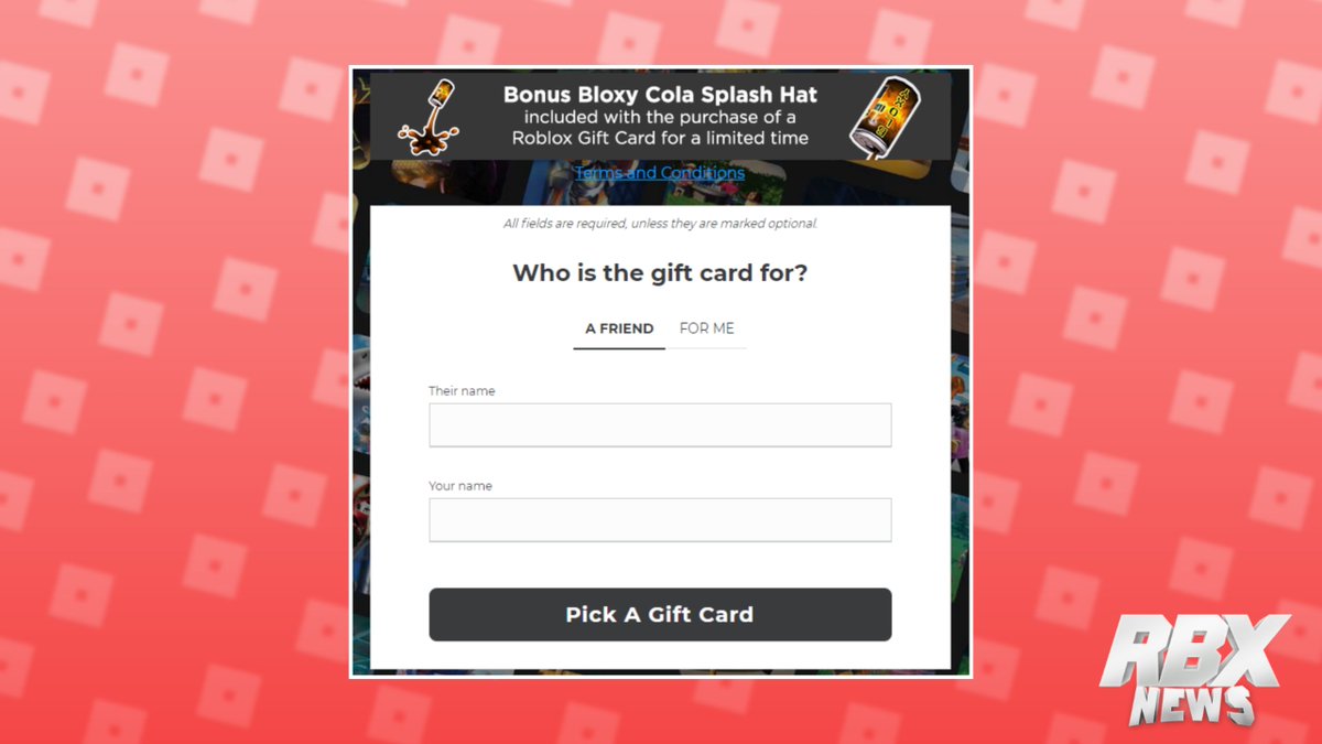 gift cards de roblox