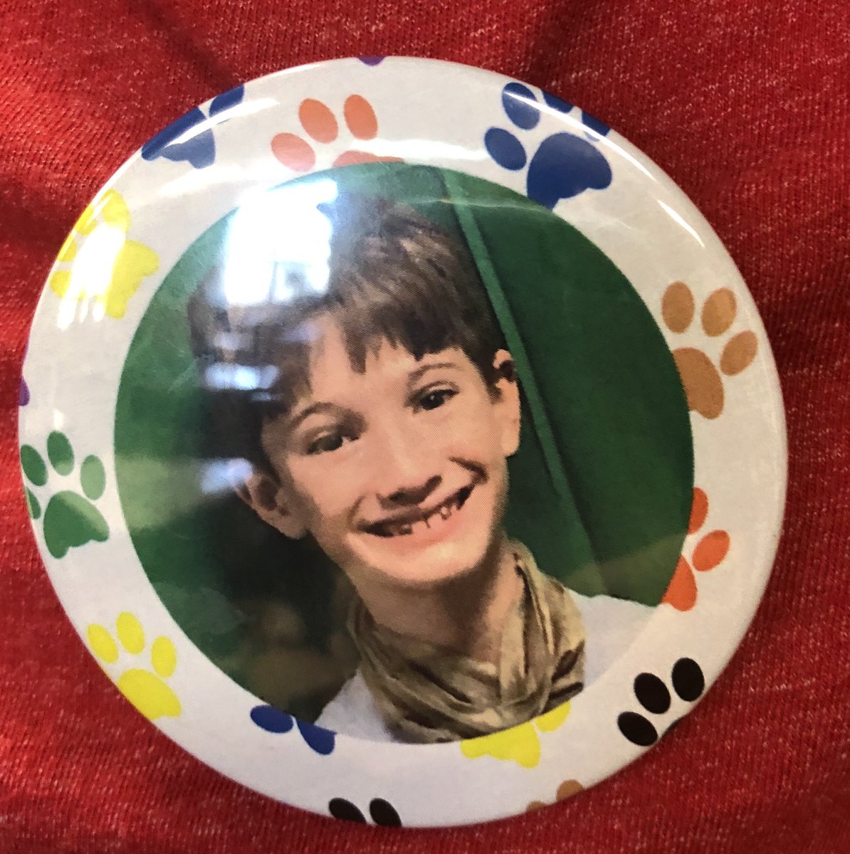 CMasekMPS's tweet photo. I have the best parents! One of them made these buttons so we can see my students’ beautiful faces all day long! @wheeler_mps @MillardPS #proud2bMPS https://t.co/KVyAk0BBz5