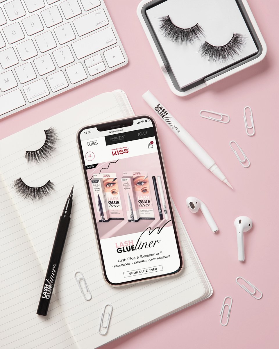 KissProducts's tweet photo. Having trouble finding KISS Lash GLUEliner in stores? Add to cart online! You can shop both black &amp; white liners online at Walmart, CVS, ULTA and https://t.co/sNZ2LSb3d0! #KISSLashGLUEliner #KISSGLUEliner #lashglue #lashliner #kissproducts #kisslashes https://t.co/2DiyN3Kl2M