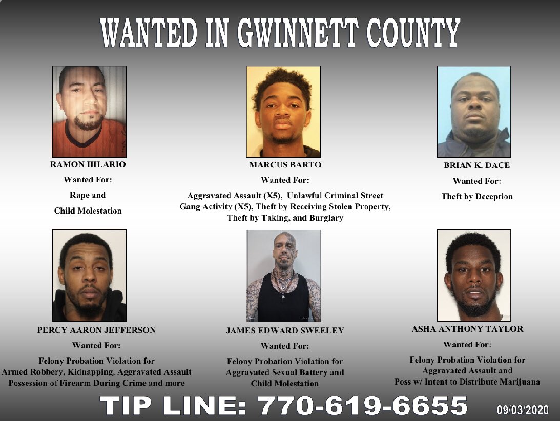 Most wanted <a href="/GwinnettSO/">Gwinnett County Sheriff's Office</a> <a href="/wsbtv/">WSB-TV</a>