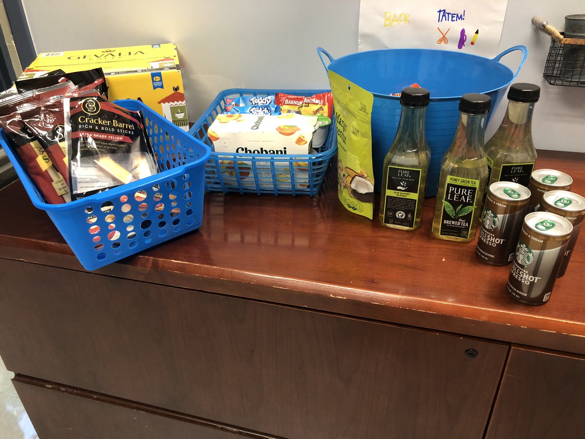 Thank you to a FABULOUS PTA!  We loved all the treats, you’re AMAZING.  Tatem is so fortunate to have such wonderful and thoughtful families. #bekind #tatemPTA #tatemtweet