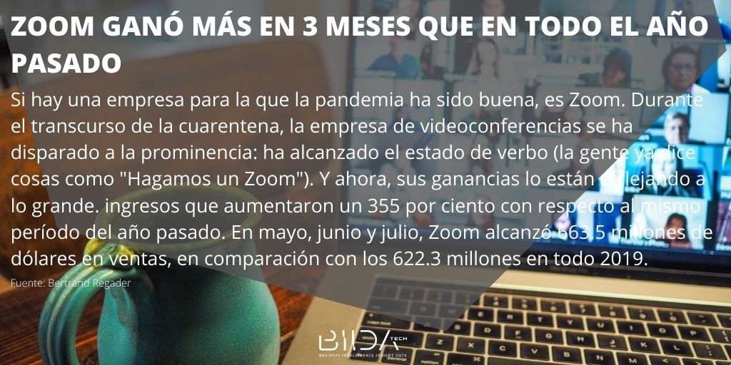 BiidaTechnology's tweet photo. Zoom ganó más en 3 meses que en todo el año pasado.
.
.
.
#biidatechnology #technology #newtechnology #technologies #zoom #quarantine #ExxonMobile #ActivisionBlizzard
.
.
.
https://t.co/sOFyvlIpQT https://t.co/7mKf0M2EZl