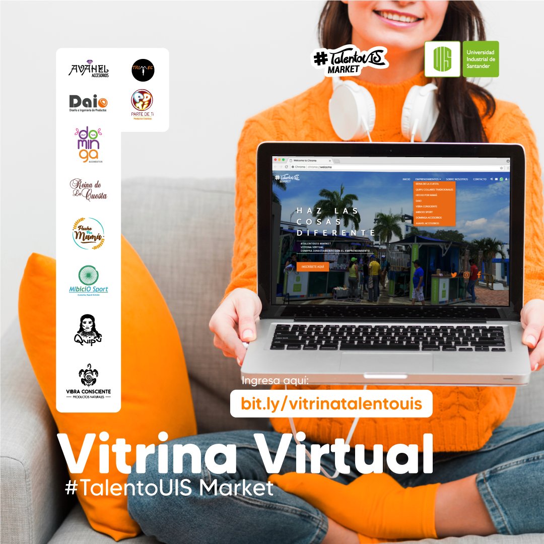 UISCultural's tweet photo. Recuerda que hasta el 15 de cada mes podrás inscribirte a la Vitrina de #TalentoUIS Market. Da clic aquí: https://t.co/RORAy5MHAw 

Conoce la vitrina aquí: https://t.co/Xr74BPxpXR

@UIS @EL_CARTEL @LaCulturalFM @UISsedeMalaga @UIS_Radio @EmprenderUIS https://t.co/8pmXpXocBJ