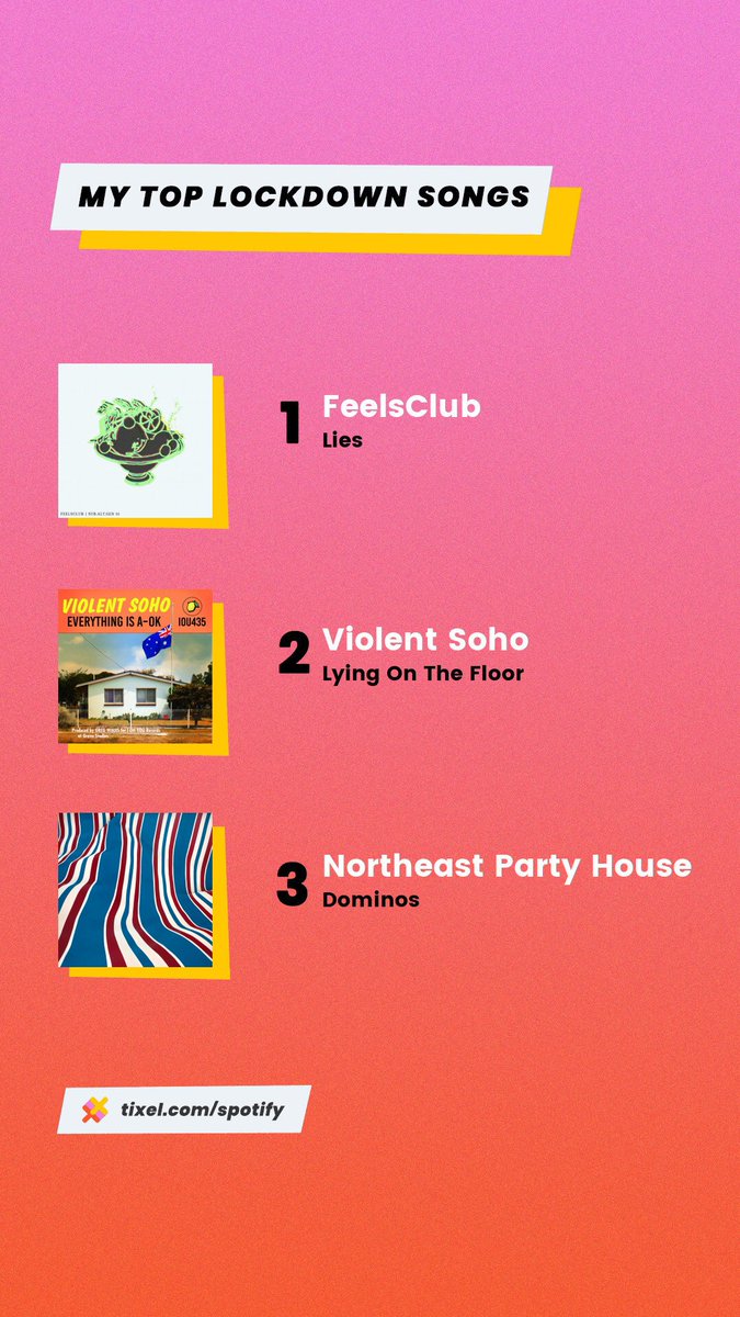 The amount of times I’ve sung these songs out loud in my car on the way to work is astounding 

<a href="/FeelsClub/">FeelsClub</a> <a href="/northeastparty/">Northeast Party House</a> <a href="/violentsoho/">Violent Soho</a>