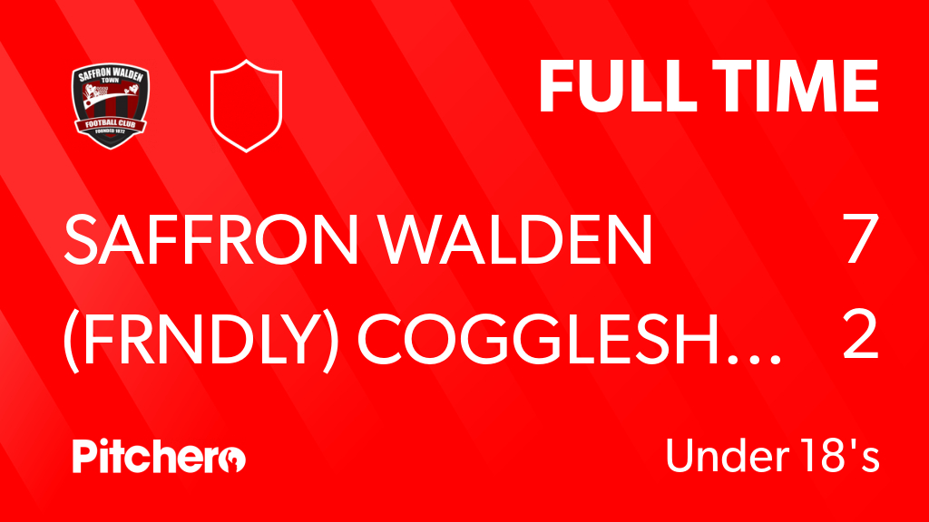 SWTFootballClub's tweet photo. FULL TIME: Saffron Walden Town FC 7 - 2 (Frndly) Coggleshall Town
#SAFFRN #Pitchero
https://t.co/Vc6QA8u47W https://t.co/VddlVAWWEh