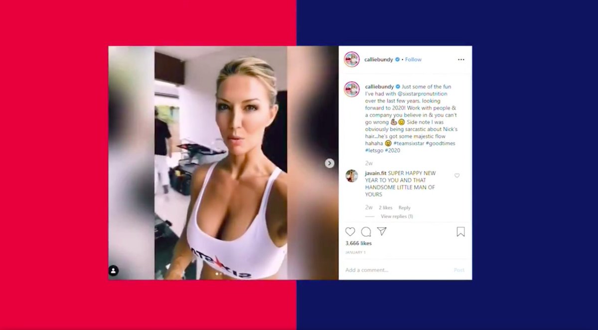 6/ As you’ll see in the image, Callie Bundy was only able to achieve 3k likes even though she has over 300K followers. This is standard for that level of influencer, garnering only 1-2% engagement with no more than 10% of her audience being reached as an impression.