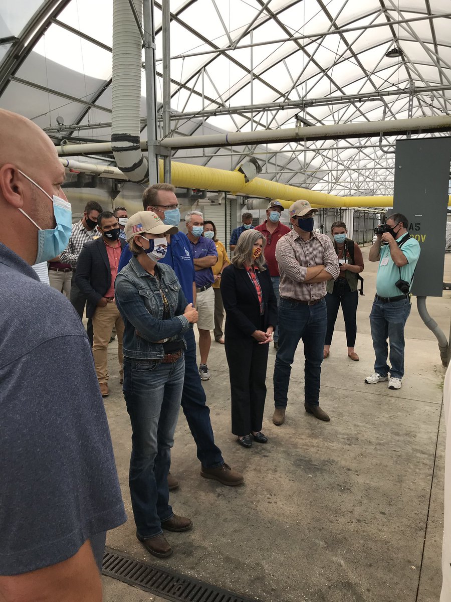 SenJoniErnst's tweet photo. Next #HomegrownWeek stop: Ellsworth! I visited @eagles_catch, an aquaculture facility specializing in tilapia production. It was great to see how they’re using innovative technology and an entrepreneurial drive to produce seafood right here in Iowa. Thanks for the tour! https://t.co/6eHdQwMHvR