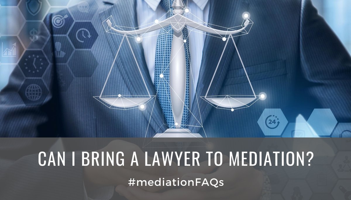 wmsmediation's tweet photo. #mediationFAQs:
Can I bring a lawyer to mediation?
Lawyers can be present but it’s not required. It is up to you how involved they will be. Some parties have their solicitors on standby over the phone, to reduce attendance costs. https://t.co/Ouo81dlTJ9