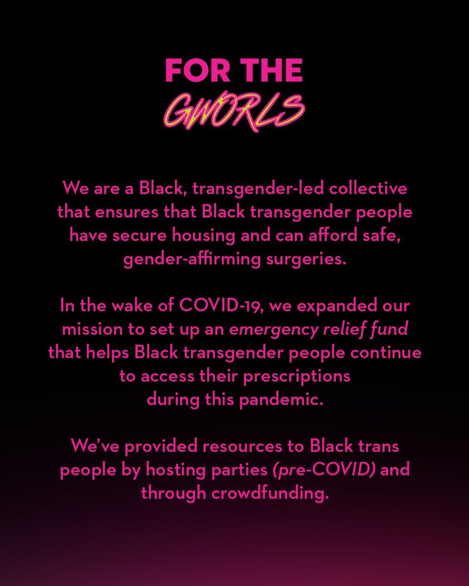 Mvmnt4BlkLives's tweet photo. It is our collective duty to honor, celebrate &amp; show up for our Black trans, gender non-conforming, and intersex fam.
 
Join us Friday at 5 PM ET on our IG Live with @4THEGWORLS collective founder @AsanniArmon to discuss Black trans folks’ contributions to #M4BL https://t.co/Htn6Y0kIFG