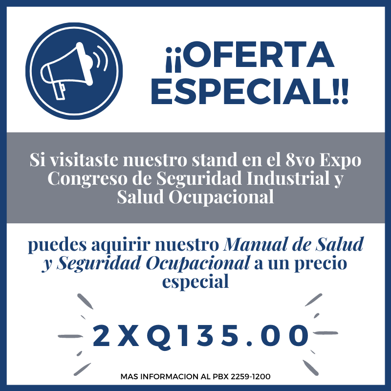 ECIJA_Integrum's tweet image. ¡Si visitaste nuestro stand en el 8vo Expo Congreso de Seguridad Industrial y Salud Ocupacional de la Gremial de Seguridad y Salud Ocupacional, tenemos una sorpresa para ti!

Pregunta por nuestro Manual de Salud y Seguridad Ocupacional.