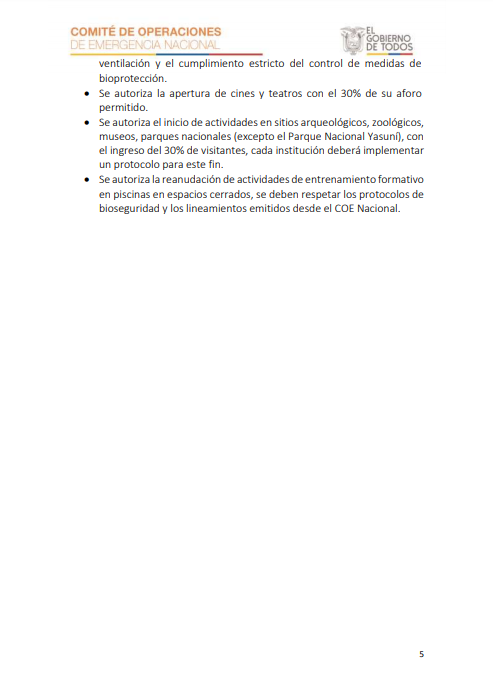 tomebamba's tweet photo. Estas son las últimas resoluciones del COE Nacional en las que se ratifica que se dan por finalizadas las medidas especiales restrictivas para los cantones en amarillo de 18 provincias, entre ellas Azuay. 

El horario de toque de queda se establece de 23h00 a 05h00.

Detalles ⤵ https://t.co/KQW3KGm2Pf