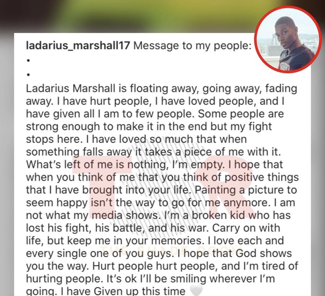😢 Go send Ladarius from the Netflix series cheer some love. This message has fans Concerned