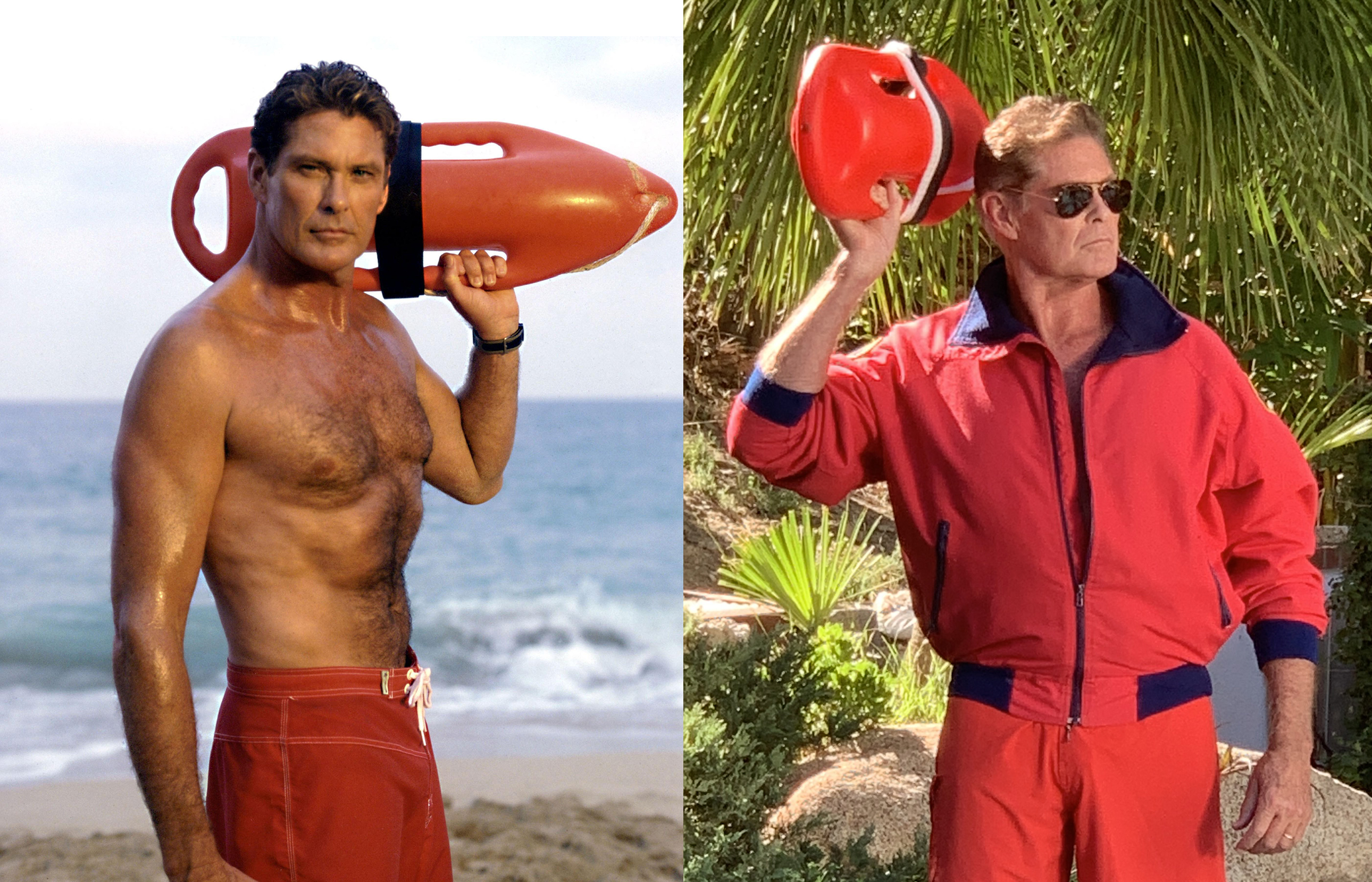 Red hotsell baywatch shorts