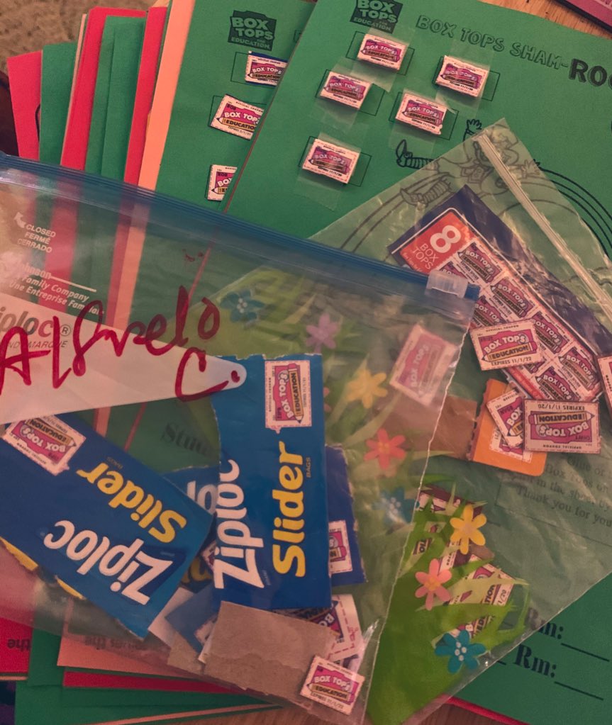 CariCB79's tweet photo. Bittersweet today, sending the last Box Tops for a while. @harryefryschool please save your Box Tops, when weโre able to receive them we will be ready to send them out. Until then save & use the @boxtops4edu app. Thank youโ๏ธ#keepsaving #keepscanning #BoxTops #fryPossibilities๏ฟผ https://t.co/9SQcnOP4c6