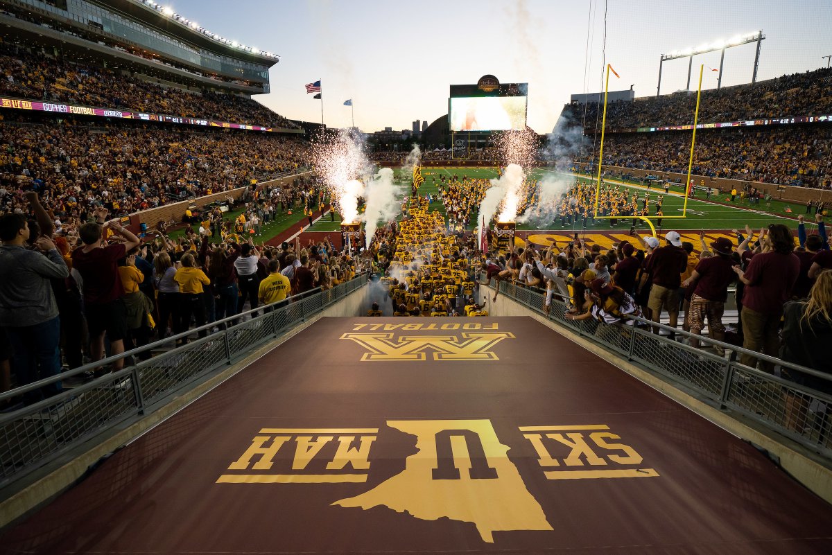 Tonight, we would have kicked off under a clear, blue Minnesota sky.

We'll be back. But we sure do miss you. #RTB #SkiUMah #Gophers