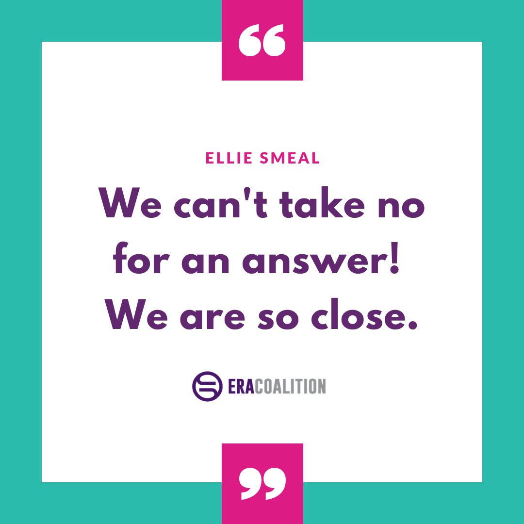Join us in urging the U.S. Senate to pass SJ Res 6 to remove the time limit from the #EqualRightsAmendment! Add your name to the petition here: ow.ly/Ag6C50AB6g6 
#ElectingEquality
#ERANow
#EqualRights