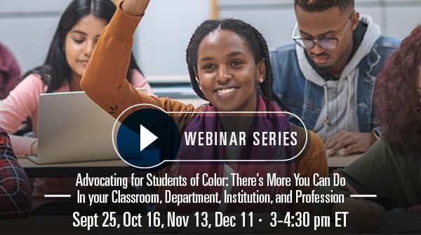 amermathsoc's tweet photo. “Advocating for Students of Color: There's More You Can Do” is a virtual professional development experience for higher education faculty and administrators.  Learn more at https://t.co/HBcGa1G5GM @tpsemath @maanow @siamnewsnetwork @AWMmath https://t.co/dgWulNhKVb