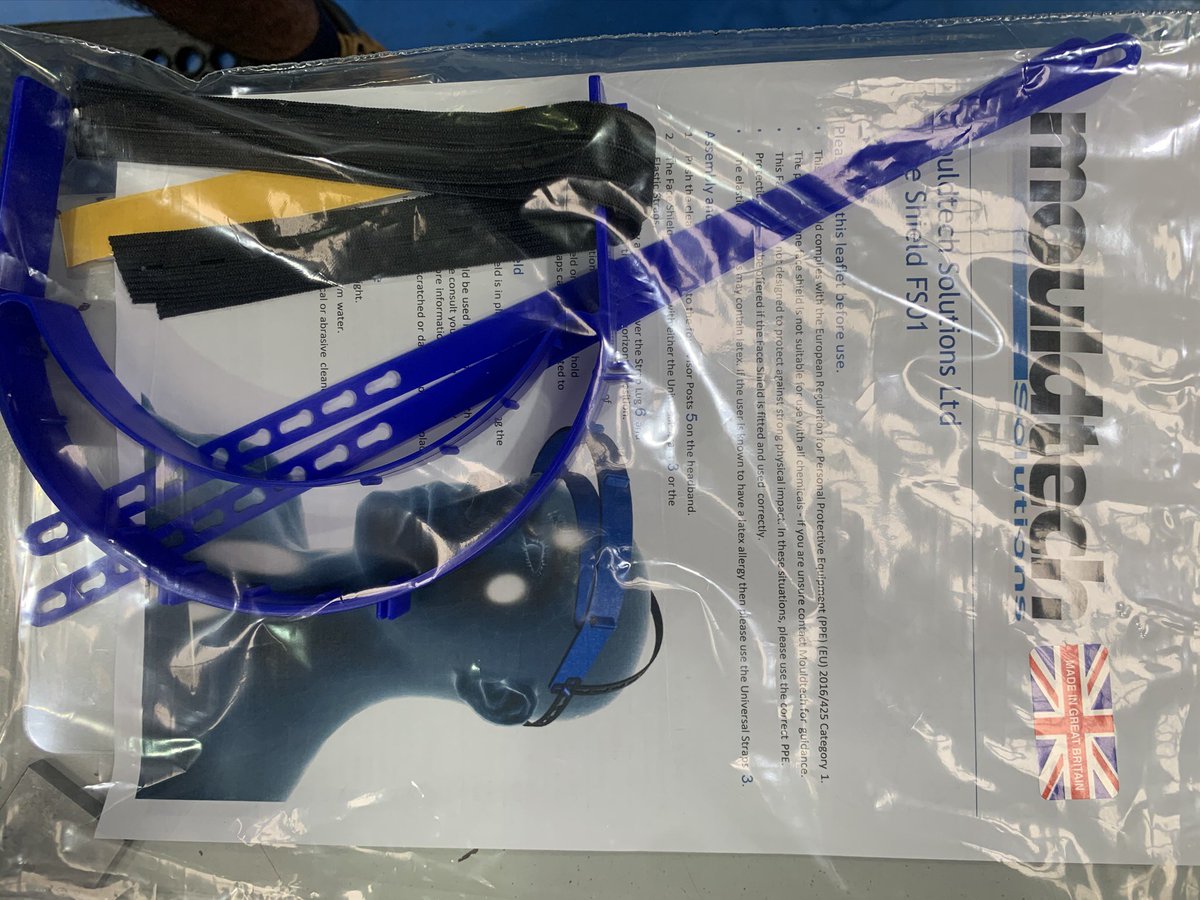 1995 Mitsubishi EX8 EDM at MOULDTECH SOLUTIONS LTD repaired today. Customer loves the speed &amp; accuracy of this machine so we to keep it running &amp; updated for him.
MOULDTECH SOLUTIONS LTD also supplied us with their own designed and manufactured face shields to use in the future.