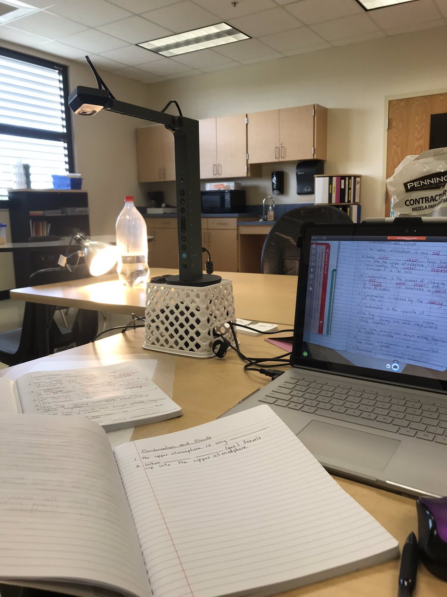 kivett_sandy's tweet photo. What could possibly compliment a virtual classroom? Why, a virtual investigation! #WaterCycleInABottle #MDEStars #CollierScience https://t.co/VjQ67xihhD