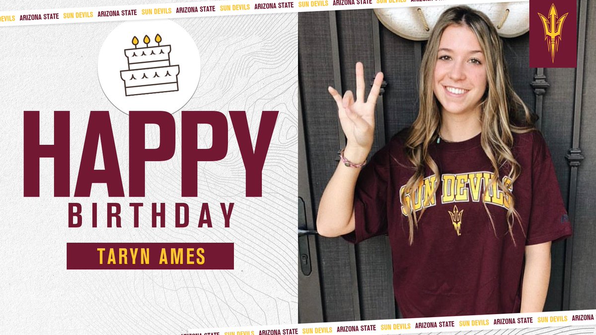 SunDevilBeachVB's tweet photo. Join us in wishing a big happy birthday to one of our freshmen, Taryn! 🥳 https://t.co/krF8BGT4Qy