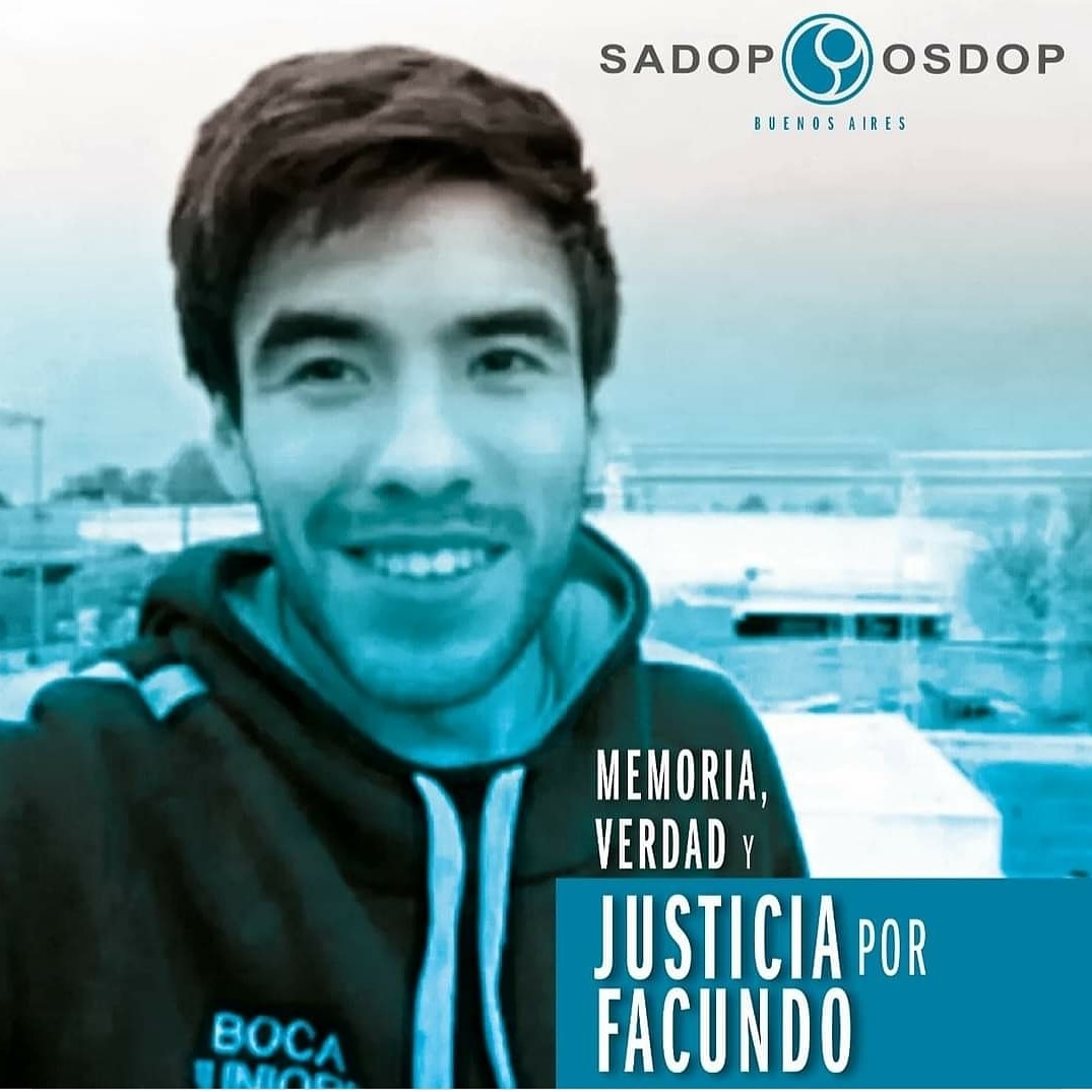 sadoppigue's tweet photo. ¿QUÉ PASÓ CON FACUNDO?

Acompañamos a sus familiares y amistades en su dolor y exigimos Verdad y Justicia. https://t.co/fOwr5hIzpS