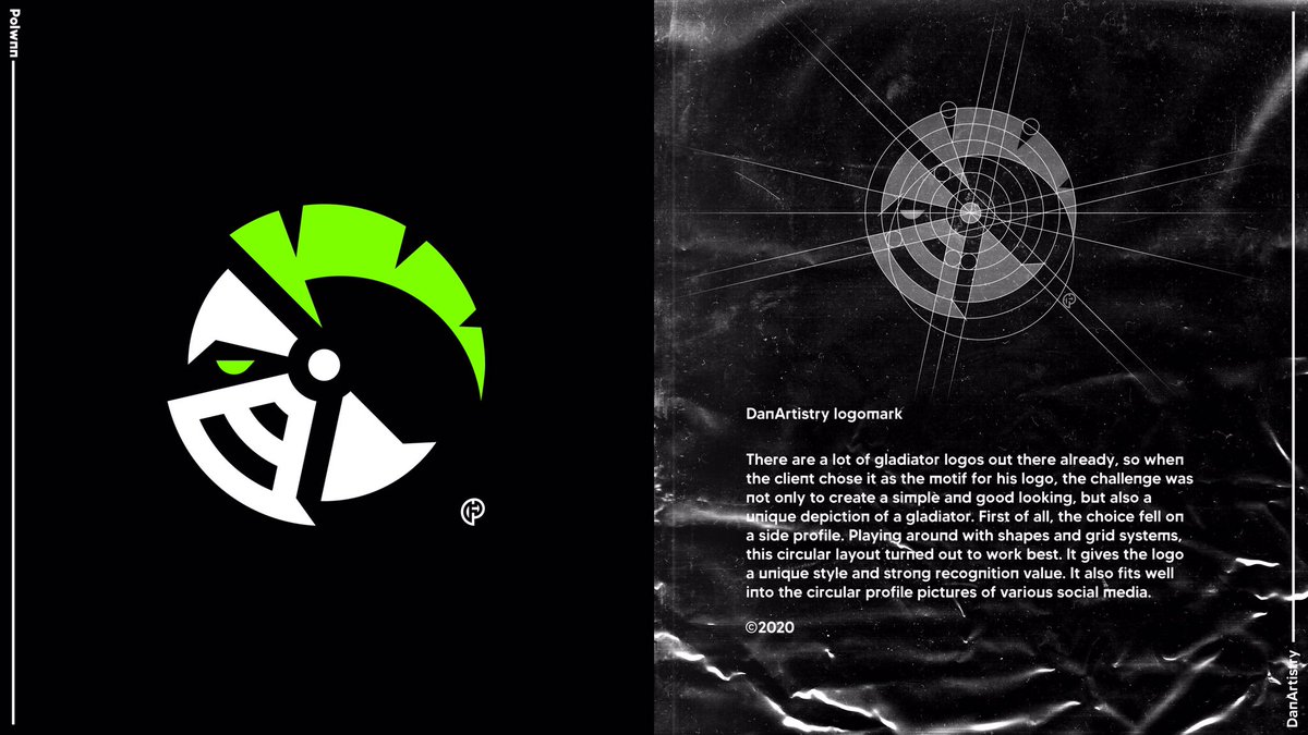 'Gladiator' logo ––– client work