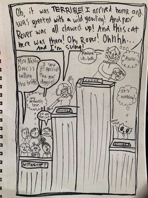 timeinkids's tweet photo. Superb cat &amp; New Yorker inspired student cartoons from Guy Richards Smit’s @nycsummerarts20 class. Let the summer never end! Join Guy starting September 21st for 5 brilliant weeks of comics &amp; cartoons for kids.  Classes for kids from Grade 5 -12th.  info@hiartkids.net https://t.co/V7wCmiTffl
