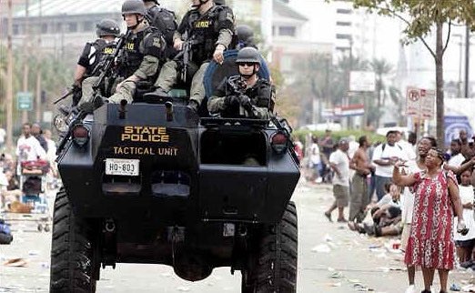 Democrats believe weapons of war have no place on our streets, & will once again limit the sale & transfer of surplus military weapons to domestic law enforcement agencies—a policy President Trump reversed immediately upon taking office.12/15 #DemPartyPlatform  #MilitarizedPolice