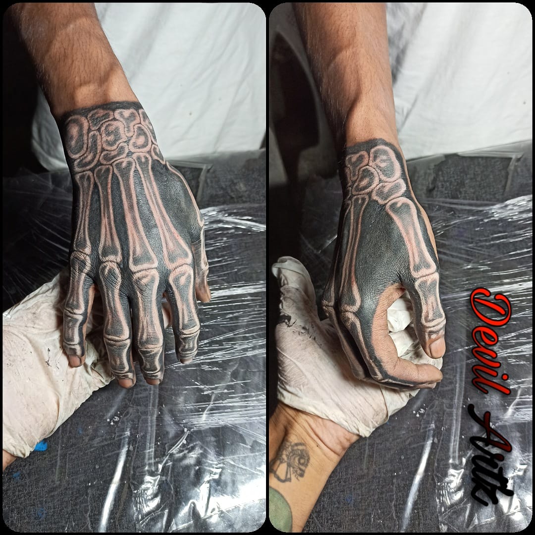 skeleton hand hand tattoosTikTok Search