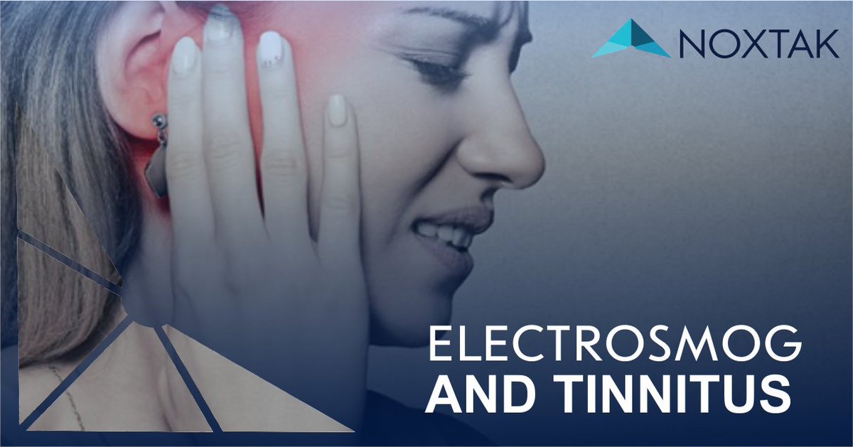 NOXTAK's tweet photo. Exposure to #EMFpollution has proven biological effects, one of them increasingly common is that particular ringing in the ears. In our latest article, we tell you more about this condition and its relation with electrosmog: https://t.co/dLwWJznVlA
#Tinnitus #EHS #Noxtak https://t.co/sV6ccm3pfy