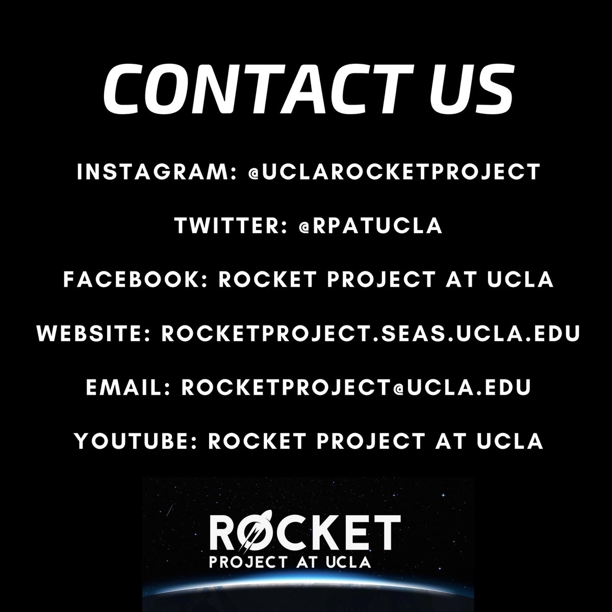 Rocket Project at UCLA is recruiting for our 2020-21 year! Check out our website &amp; fill out the form on our New Members tab 🚀