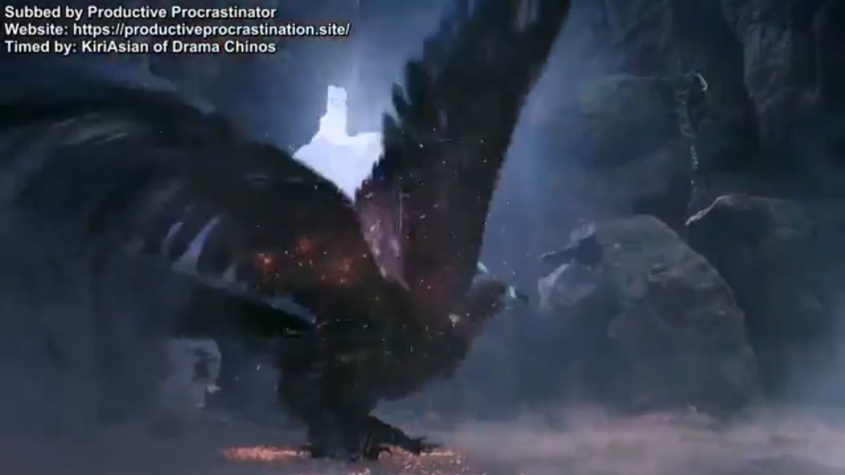 Sifeng, Linglong, Mingyuan were knocked out by the Gu eagle. Luckily for them, Xuanji suddenly power up and defeated it. #Episode3  #LoveAndRedemption