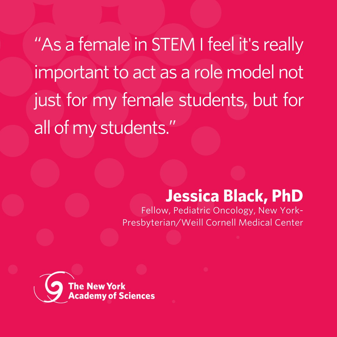 NYASciences's tweet image. We hear it often: being mentored by female scientists and scientists of color has a huge impact on the mentees in our programs. But it also helps everyone in the program expand their notions of what's possible: bit.nyas.org/2CL9lt2 #WomeninSTEM #BlackInSTEM #LatinosinSTEM