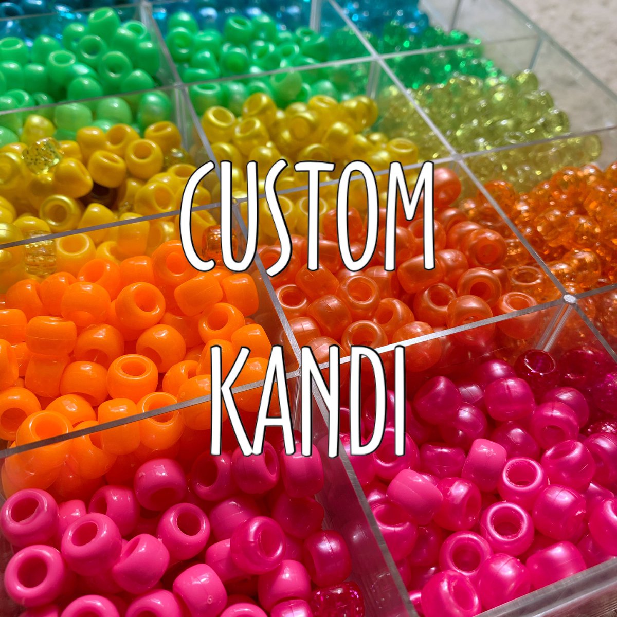 and finally, i do custom kandi outside of patreon as well! dm me for more info on that! thank you all for reading, retweeting this thread would be highly appreciated!