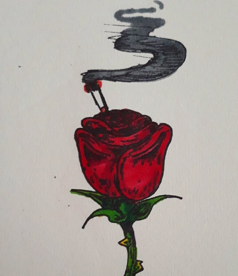 tepidEGG's tweet photo. 🥀🚬 #art #dailydrawing #dailyart #roses #rose #smoking #smoke #roseart #flower #flowerart #nature #itbelikethatsometimes #vibe #vibin #yeah #cigarette #cigarettes #smokingrose #aesthetic #tepidegg https://t.co/zSDUrC7I3j