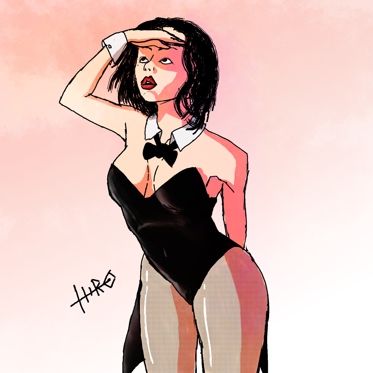 hiroseven2's tweet photo. Untitled #digital #digitalart #drawing #woman #girl #Sexyビーチプレミアムリゾート #sexygirl #bunny #Bunnygirl https://t.co/USROSVopWh https://t.co/Am0pzMjZjJ