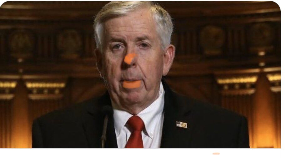 WiseOldDog2's tweet photo. @mikeparson #VoteForBlue to get rid of your worthless crony supporting ass. Appointed Parson you have failed Missourians by every measure. All you've done is be a Authoritarian and pandered to your big money rural donors.
Sad. Believe Me. https://t.co/F9B2q9G24j
