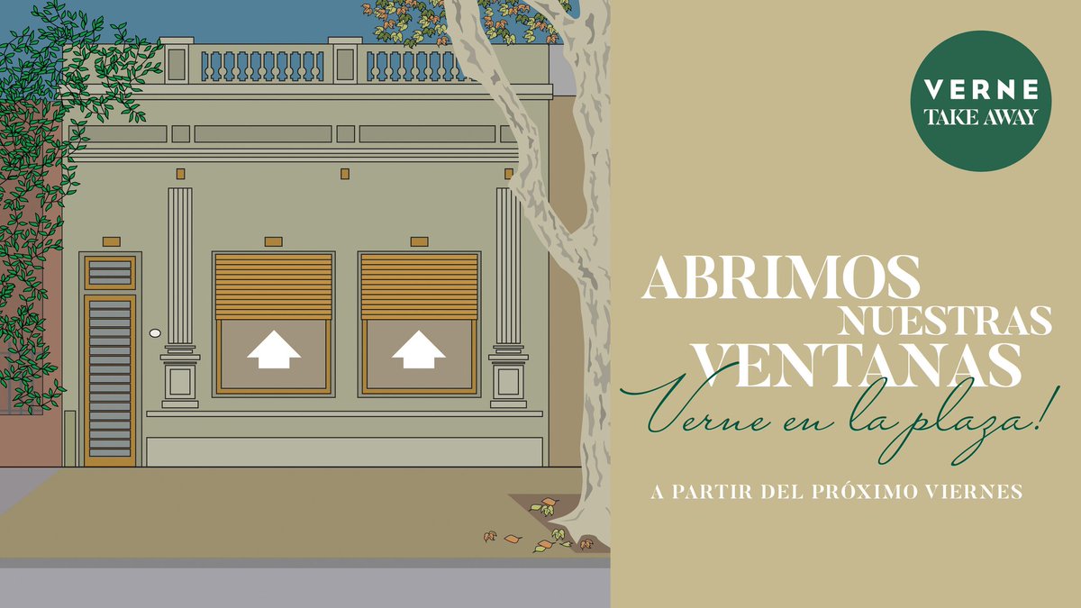 Este viernes abrimos las ventanas para que beban negronis sentados en la plaza...