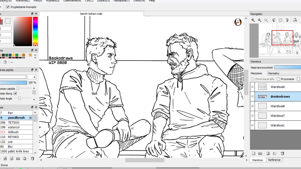 sneak peek of that 4 peeps drawing, cause the lineart almost killed me and it'll prolly take me the next year to gather the energy to do the colours
#wip