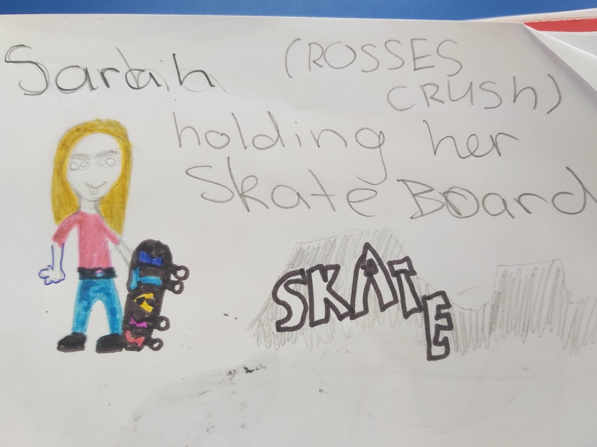 MrsD10864976's tweet photo. @ChapterChatNZ Wink Week 4- Sponge Bob socks and Sarah with her Skateboard. https://t.co/plD3vOt1wt