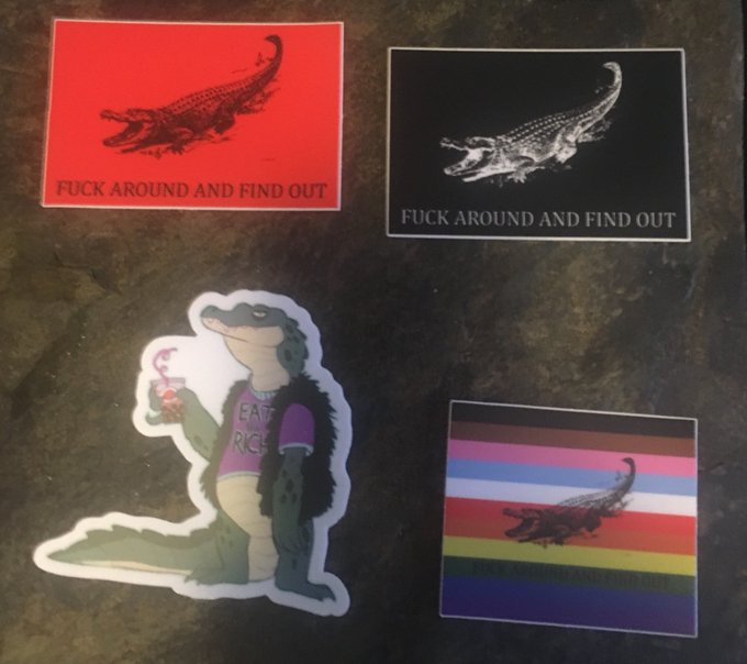 Treated myself to one of my favorite collectibles- stickers! These are awesome @GatorsDaily 😍👏🐊 https://t<a href="/tag/mvsales"class="tags"><span>#mvsales</span></a>