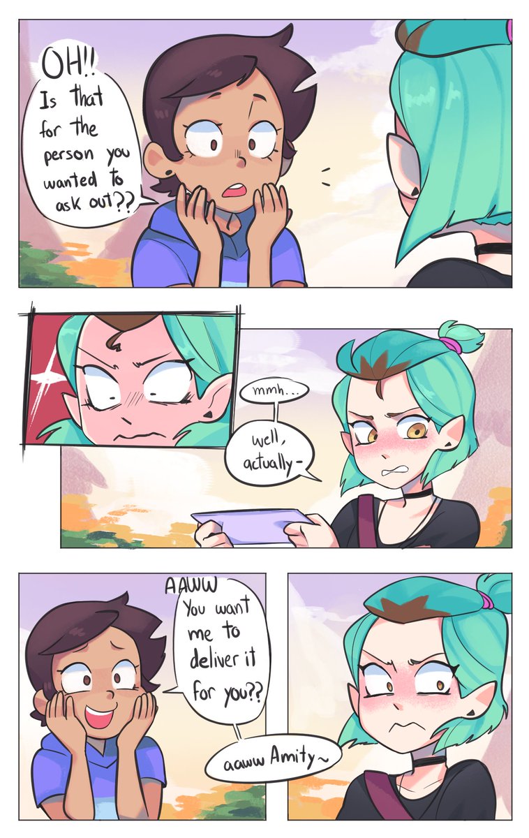 MaxDei_00's tweet photo. A LIL OL COMIC TO CELEBRATE OUR LESBEAN AMITY<3
based on a real story *slams fist on table* I was Luz😔
#TheOwlHosue #theowlhouseamity #lumity #LuzNoceda #AmityBlight https://t.co/1attum5i3z