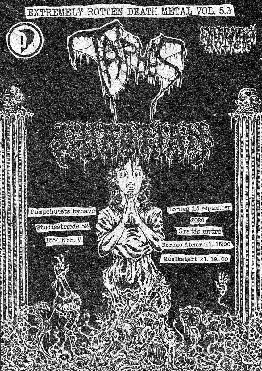 FedericoDotOrg's tweet photo. #Taphos and #Chaotian #live at #Pumpehuset #Copenaghen #Denmark
#livemusic #gigposter #upcominggig #livemusiccopenaghen #livemusicdenmark
#metal #deathmetal
#Artwork by #Mikkelsen https://t.co/Zbbv0J0OIU