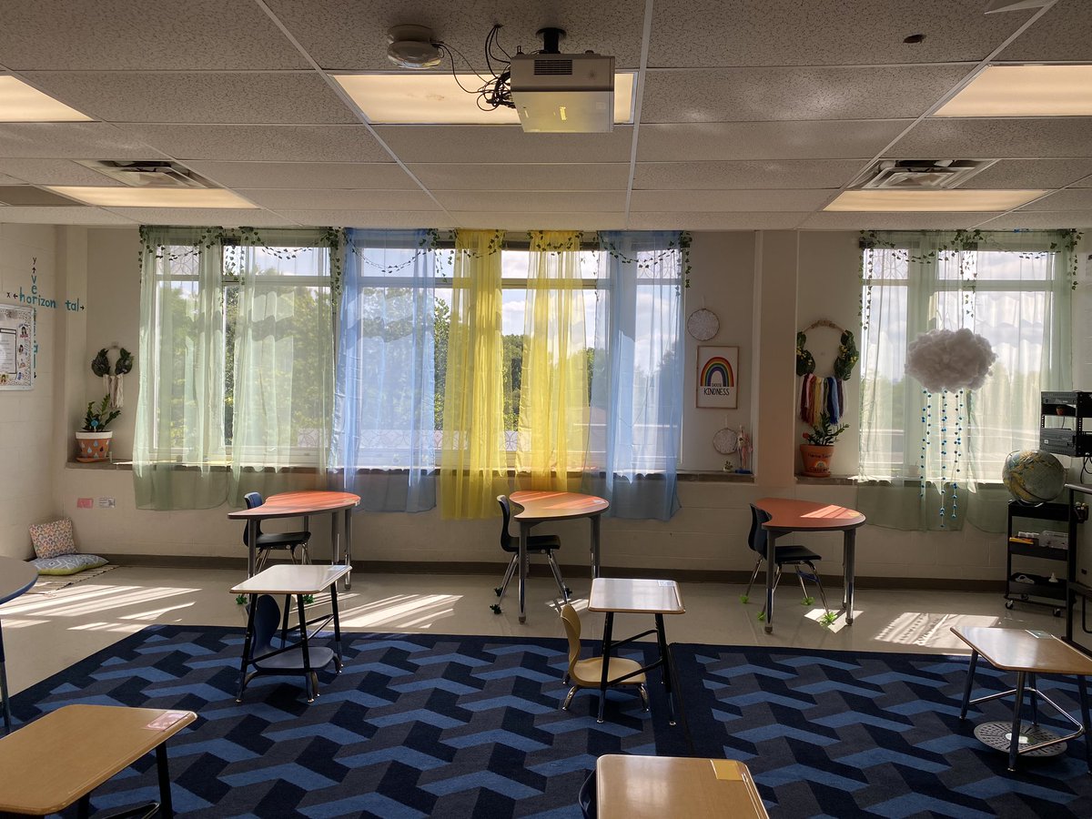 AlexisBuczek's tweet photo. The next time I’m in my classroom, I’ll have students joining me!! I’m beyond excited!!! Bring on Tuesday! 🥳👩🏻‍🏫👩🏻‍💻🌈🍎 #EaglesRise #NKCStrong https://t.co/RPj9JqS1en