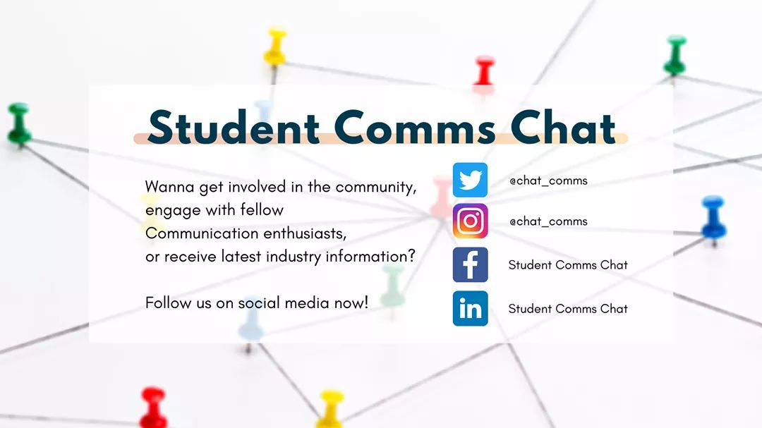 chat_comms's tweet image. Did you know that we are on other social media platforms too? You can find all of our handles below for more events and other fun on #professionaldevelopment #networking #communication #studentlife 📲