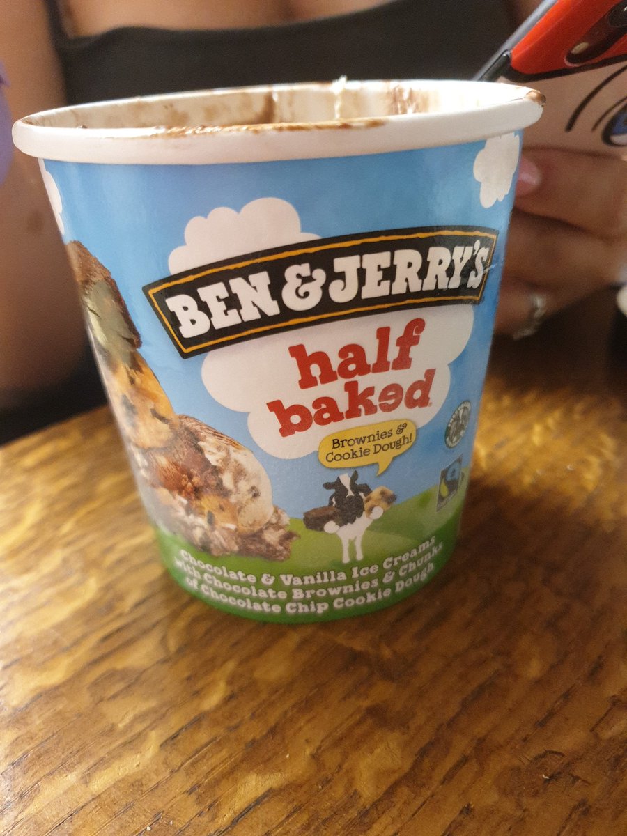 HighPeakTiling's tweet photo. @benandjerrysUK @benandjerrys sat down sharing a tub of your Half Baked, glad to see it back in the shops! https://t.co/S2gvtmTAxT