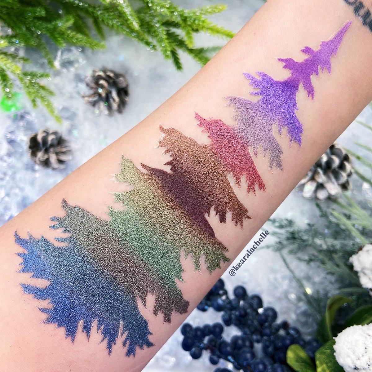 kearalachelle's tweet photo. Swatches from Clionadhβs massive bundles, the witchcraft vs alchemy bundle and the 66.5 North bundle! Which one is your favorite? #swatches #armswatches #swatched https://t.co/62wV1LlEFs